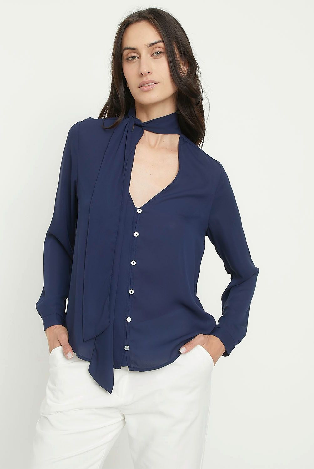 APOLOGY - Blusa Apology Mujer Manga Larga