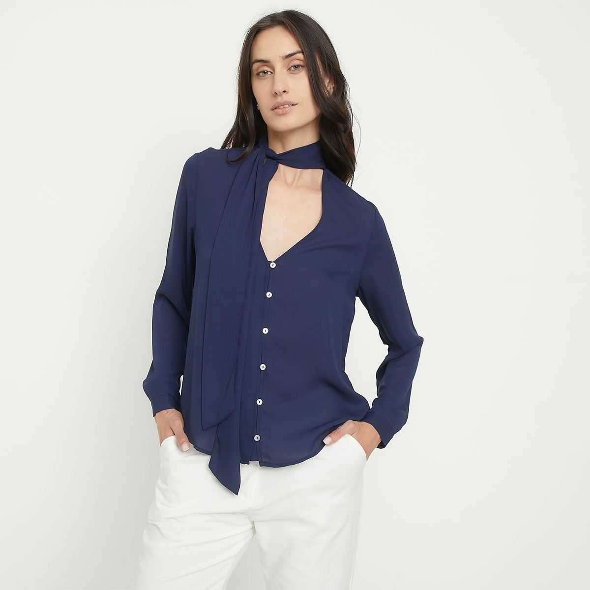 APOLOGY - Blusa Apology Mujer Manga Larga