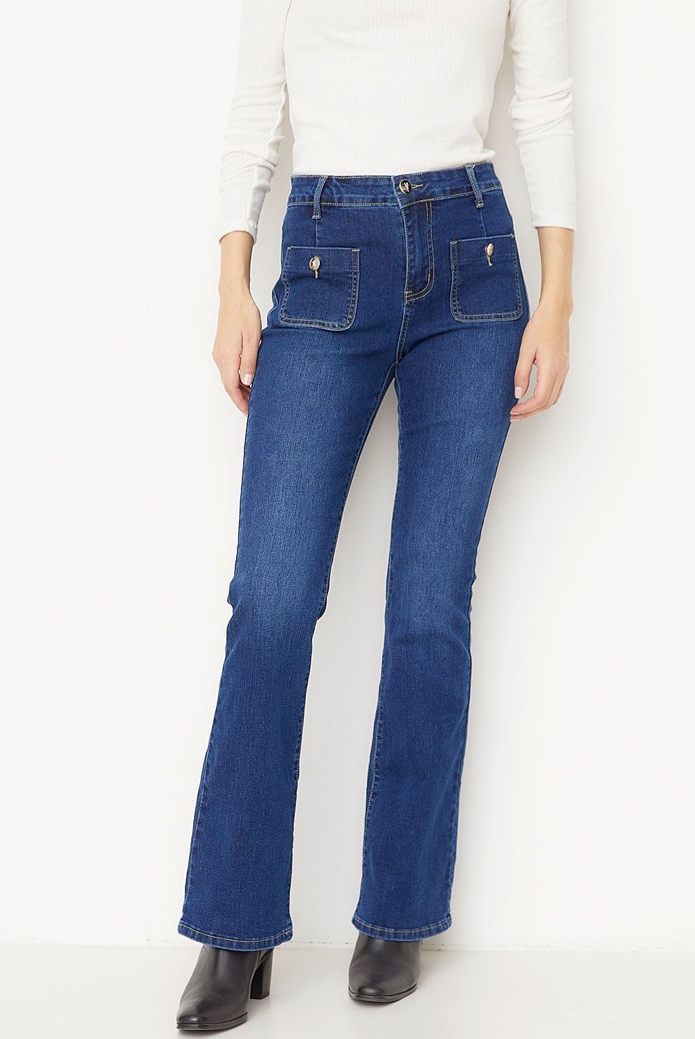 APOLOGY - Jeans Tiro Medio Mujer Apology