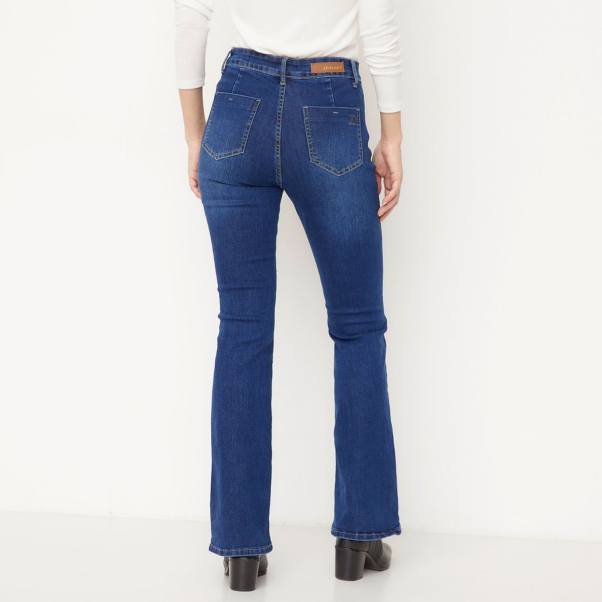 APOLOGY - Jeans Regular Tiro Medio Mujer Apology