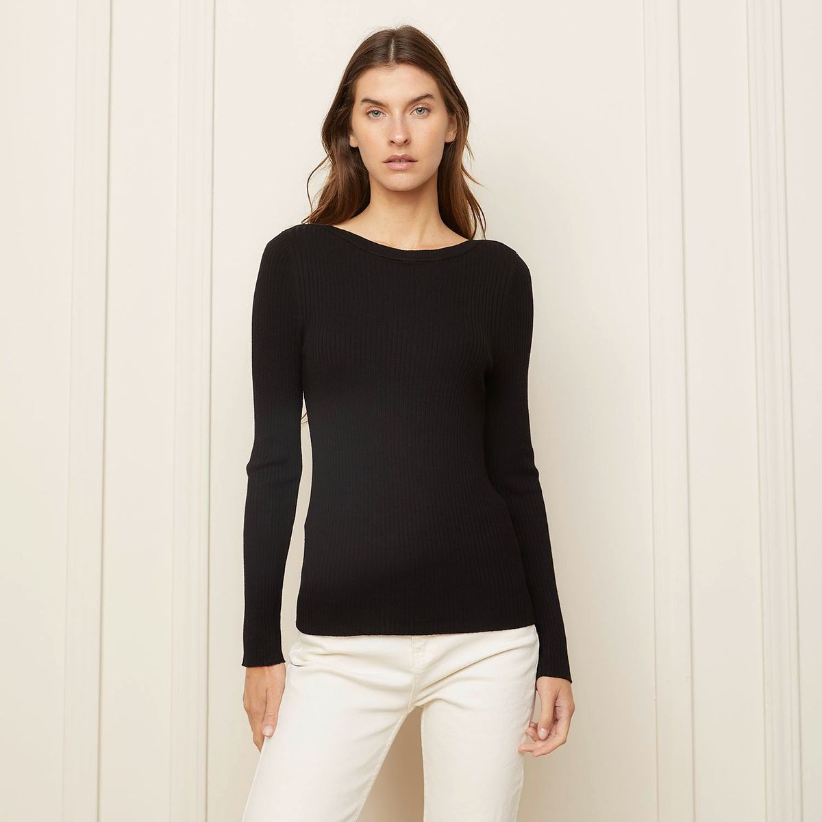 BASEMENT - Sweater Basement Manga Larga Mujer Diseño Liso Viscosa