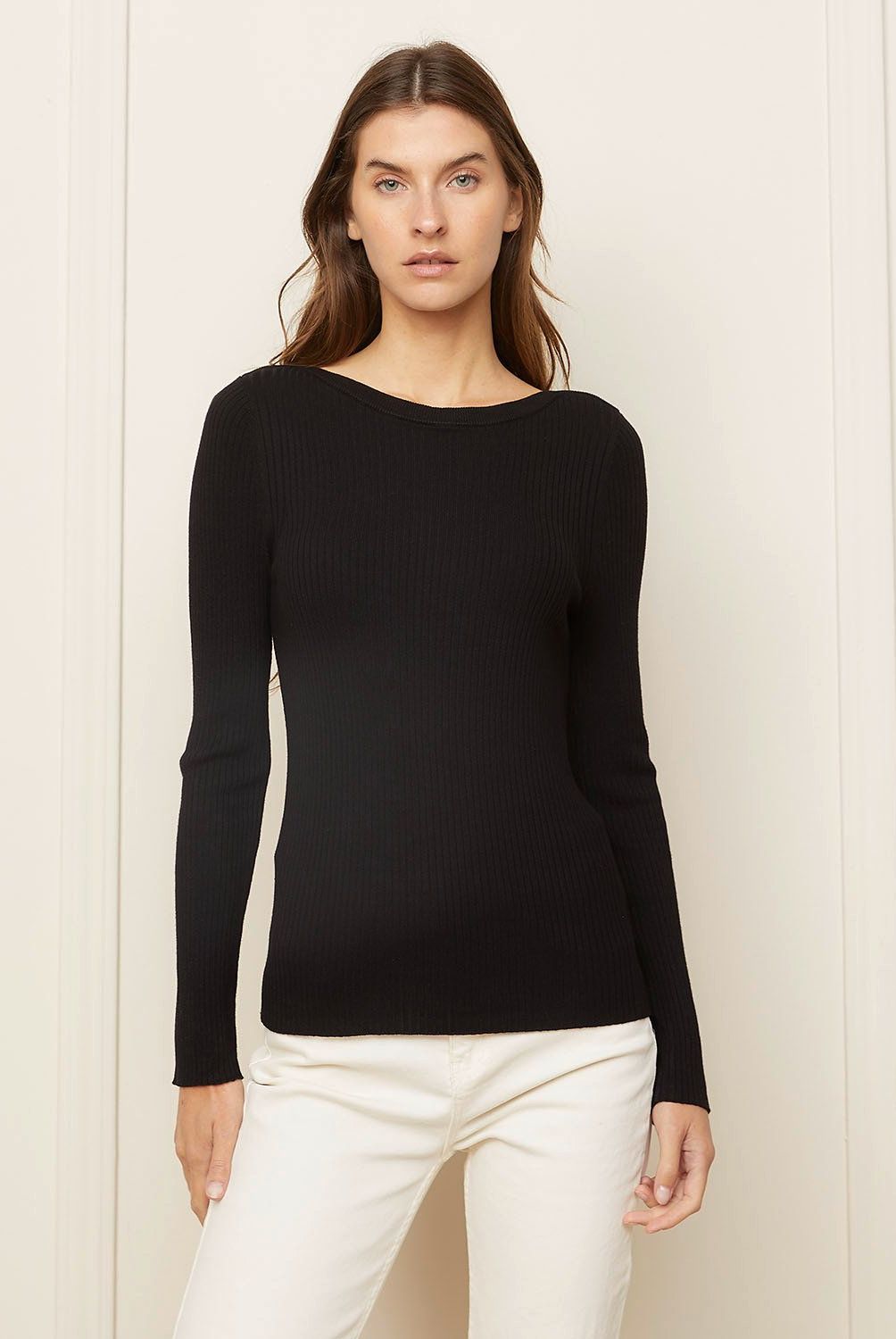BASEMENT - Sweater Basement Manga Larga Mujer Diseño Liso Viscosa