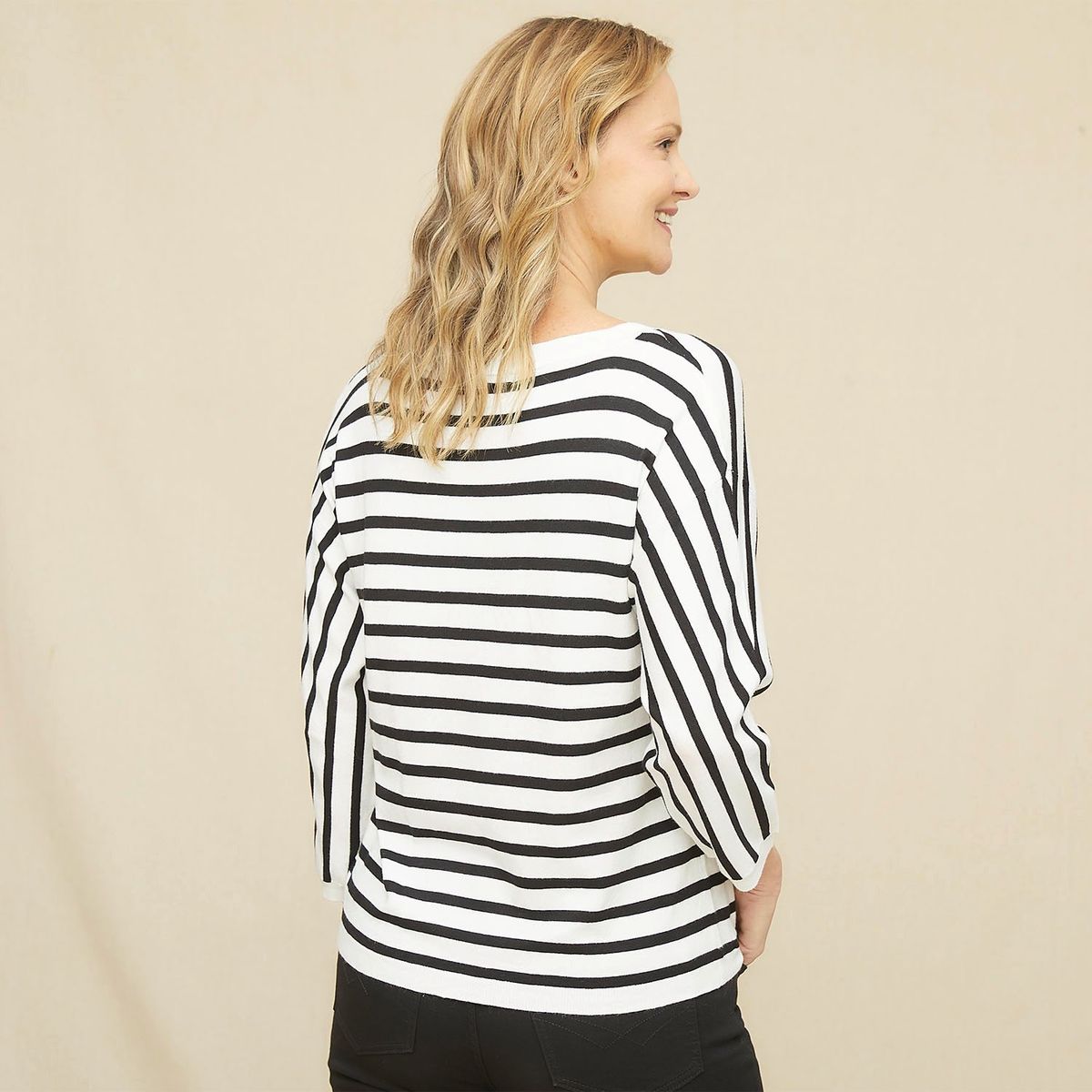 S COCCI - Sweater S.Cocci Rayas Manga 3/4 Mujer Casual