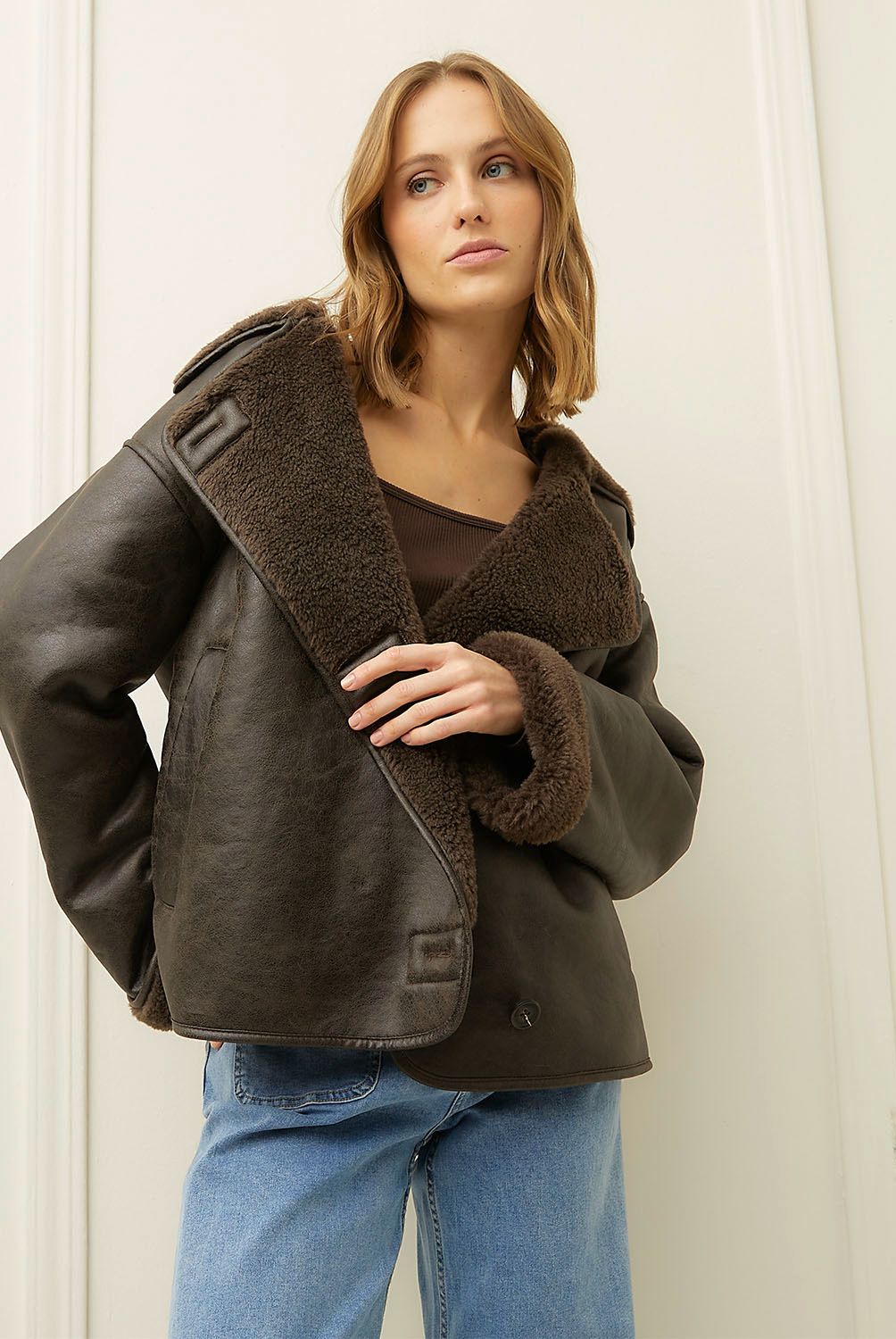 BASEMENT - Chaqueta Aviadora Mujer Basement