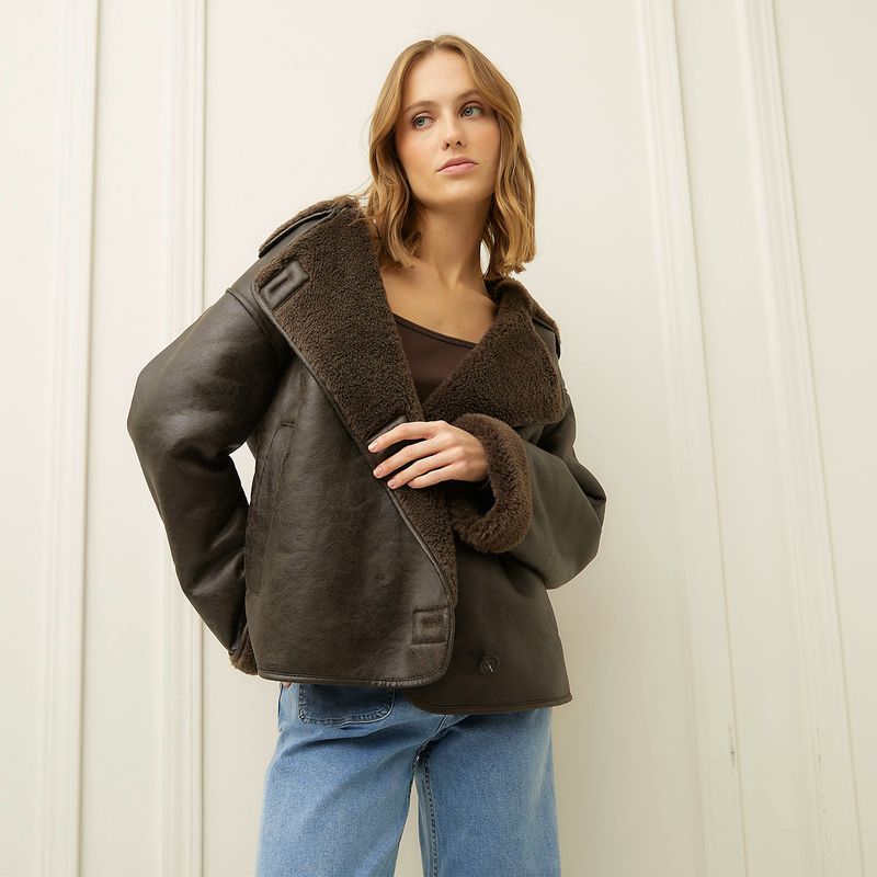 BASEMENT - Aviadora Mujer Basement Regular Fit Manga Larga