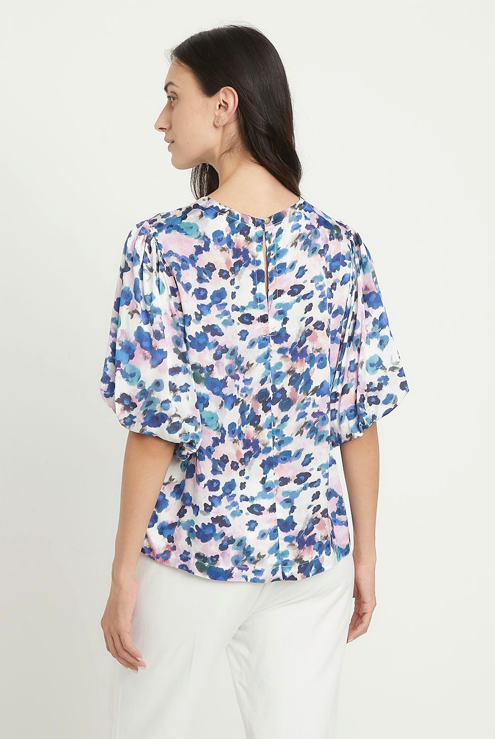 APOLOGY - Blusa Apology Manga Larga Estampada Mujer Viscosa
