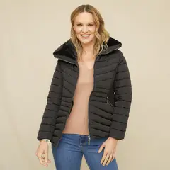 S COCCI - Parka S.Cocci Mujer Cuello Alto Manga Larga Diseño Liso