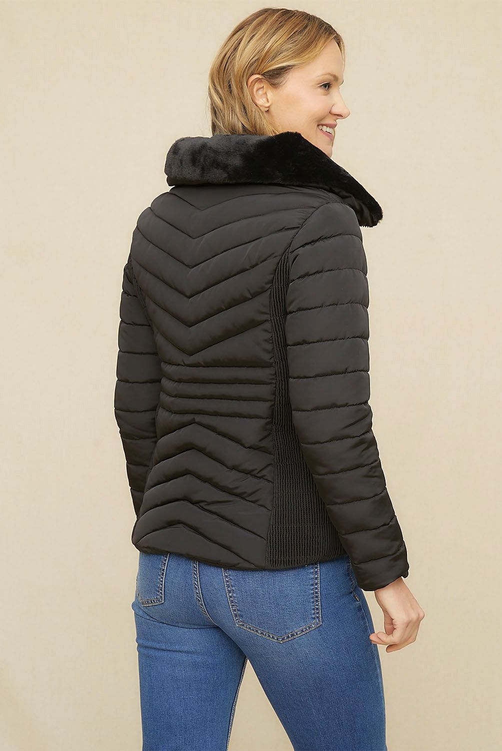 S COCCI - Parka S.Cocci Mujer Cuello Alto Manga Larga Diseño Liso