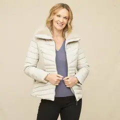 S COCCI - Parka S.Cocci Mujer Cuello Alto Manga Larga Diseño Liso