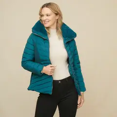 S COCCI - Parka S.Cocci Mujer Cuello Alto Manga Larga Diseño Liso