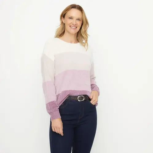 NEWPORT - Sweater Chenille Mujer