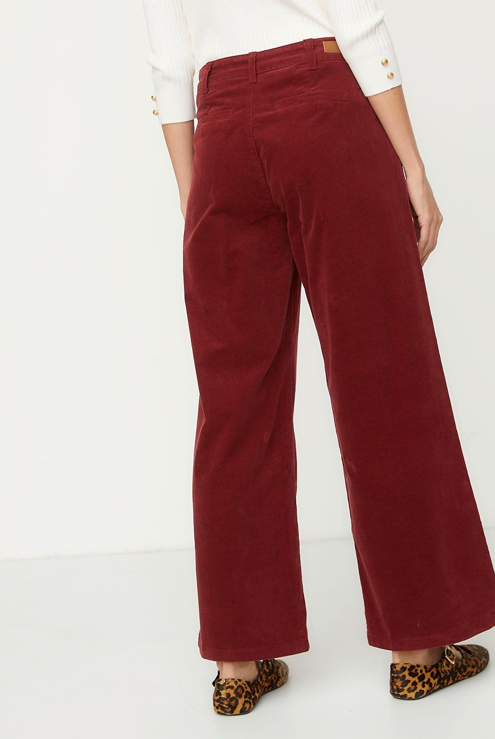 APOLOGY - Pantalón Cotelé Mujer Tiro Medio Apology