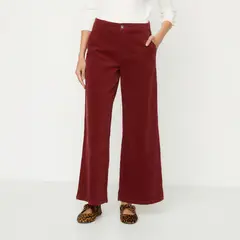 APOLOGY - Pantalón Cotelé Mujer Tiro Medio