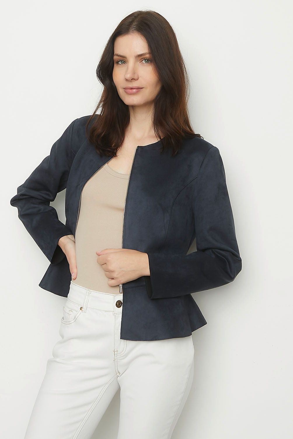 APOLOGY - Chaqueta Apology Mujer Manga Larga Cierre Metálico