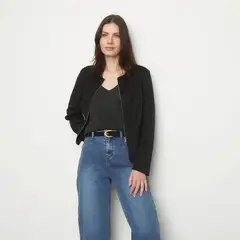 APOLOGY - Chaqueta Mujer Manga Larga Cierre Metálico
