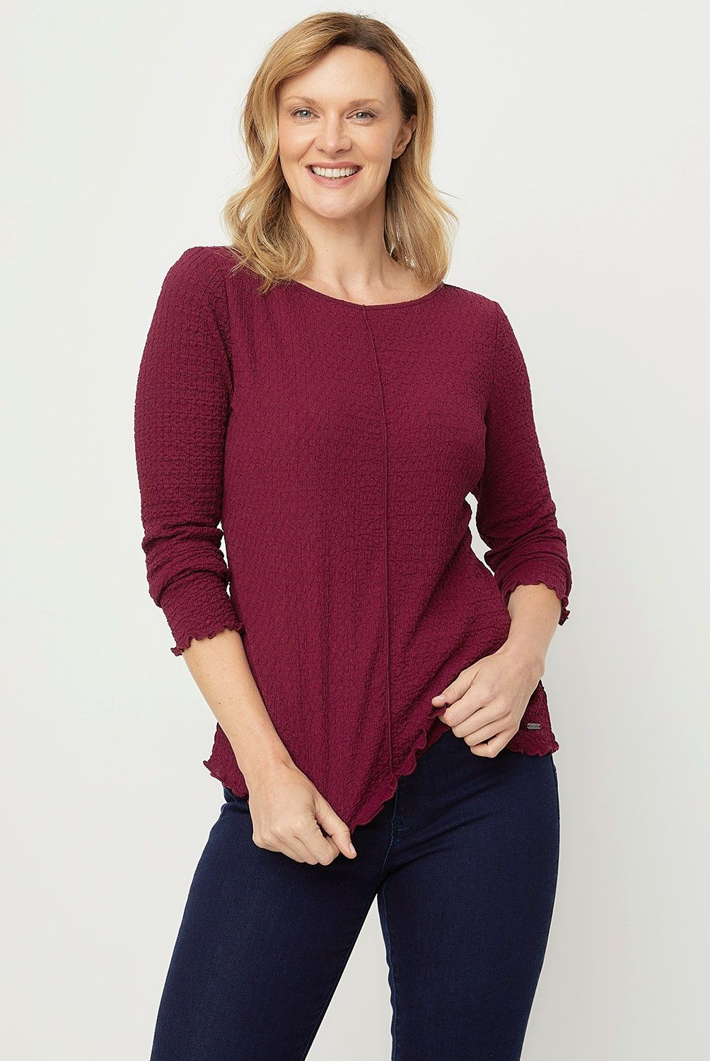 NEWPORT - Blusa Manga Larga Mujer Newport