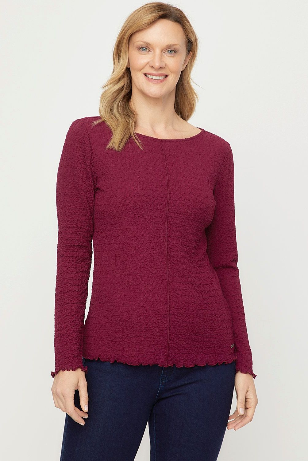 NEWPORT - Blusa Manga Larga Mujer Newport