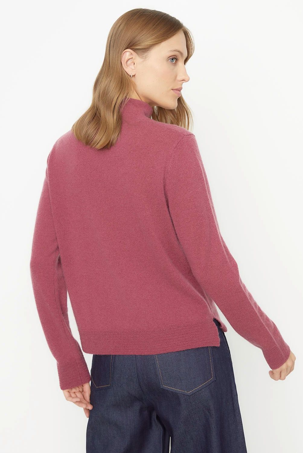 BASEMENT - Sweater Basement Cashmere Cuello Alto Mujer Manga Larga