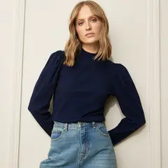 BASEMENT - Polera Manga Larga Mujer