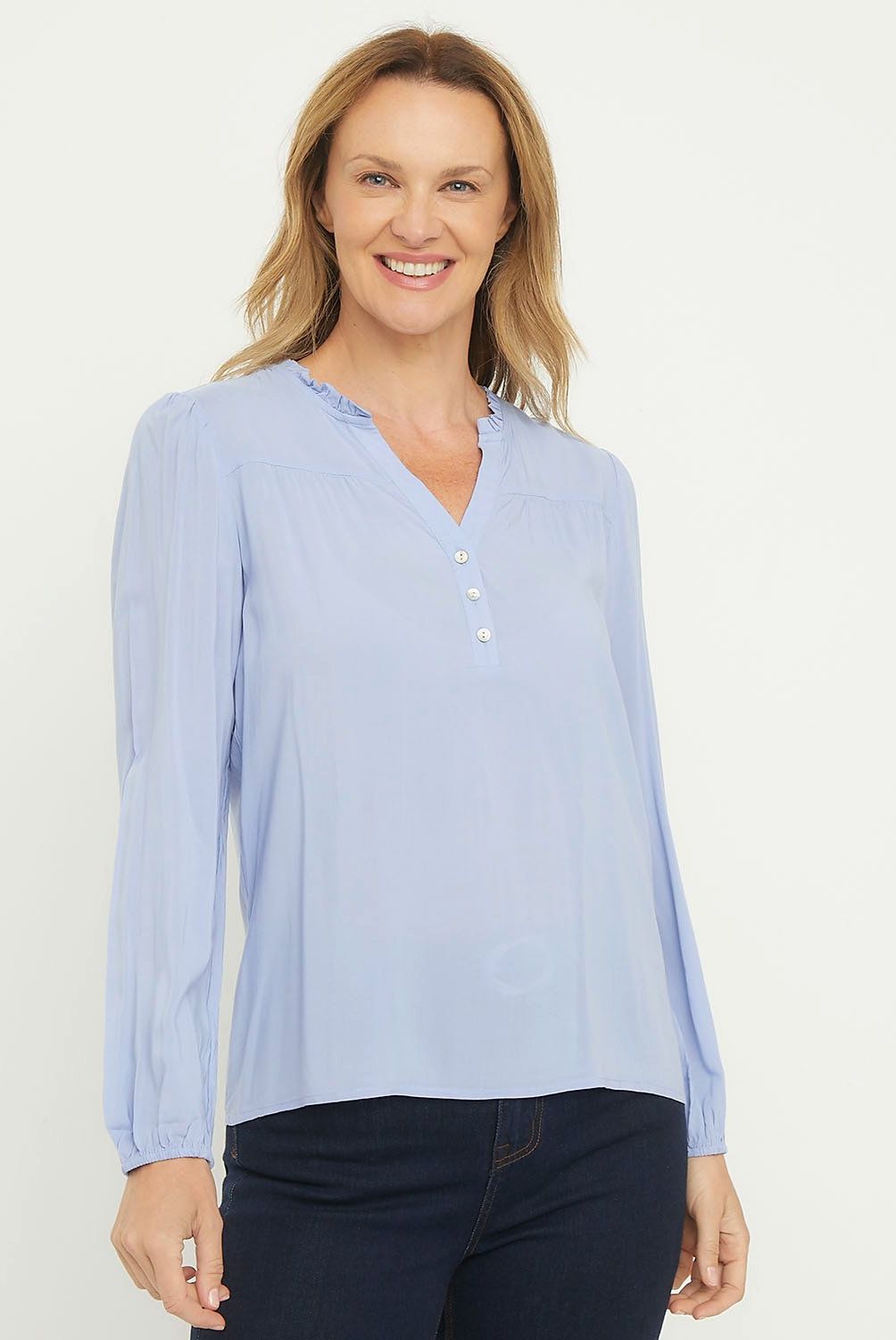 NEWPORT - Blusa Manga Larga Mujer Newport