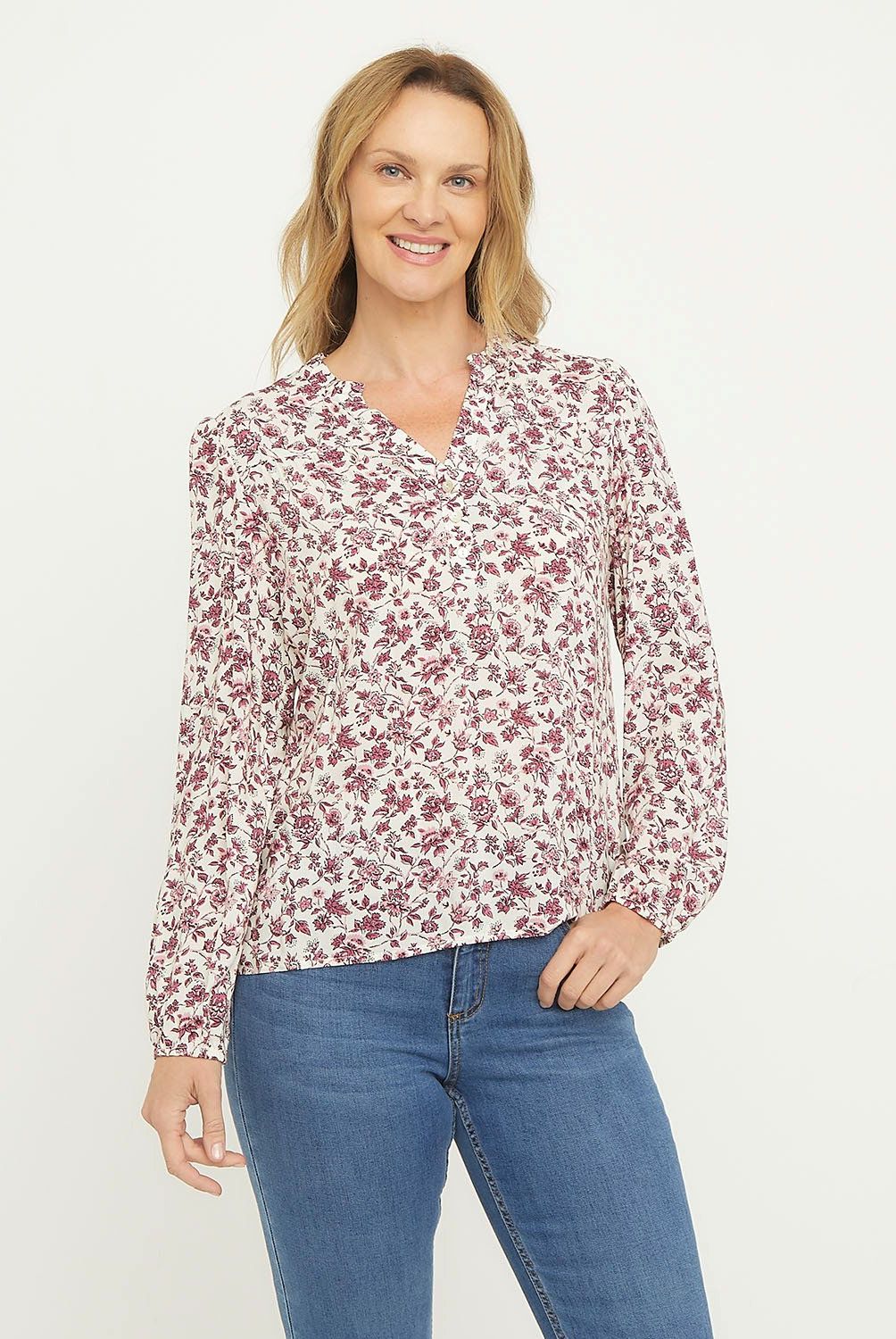 NEWPORT - Blusa Manga Larga Mujer Newport