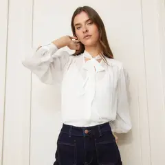 BASEMENT - Blusa Manga Larga Mujer Estilo Casual