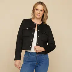 S COCCI - Chaqueta S.Cocci Mujer Diseño Liso Manga Larga