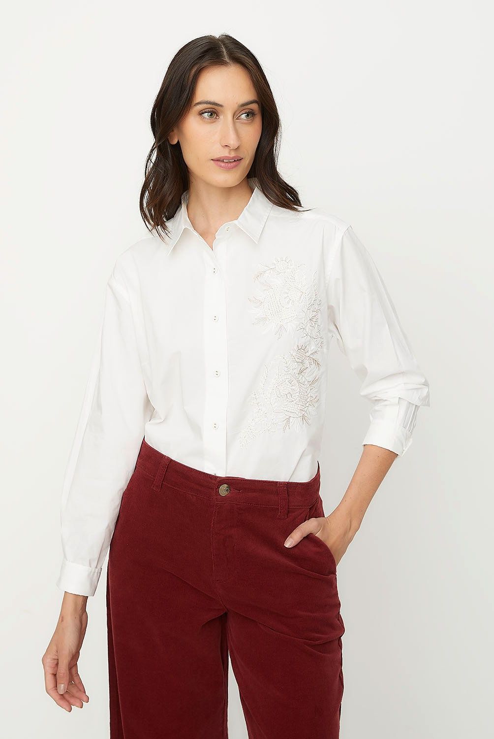 APOLOGY - Blusa Manga Larga Algodón Mujer Apology