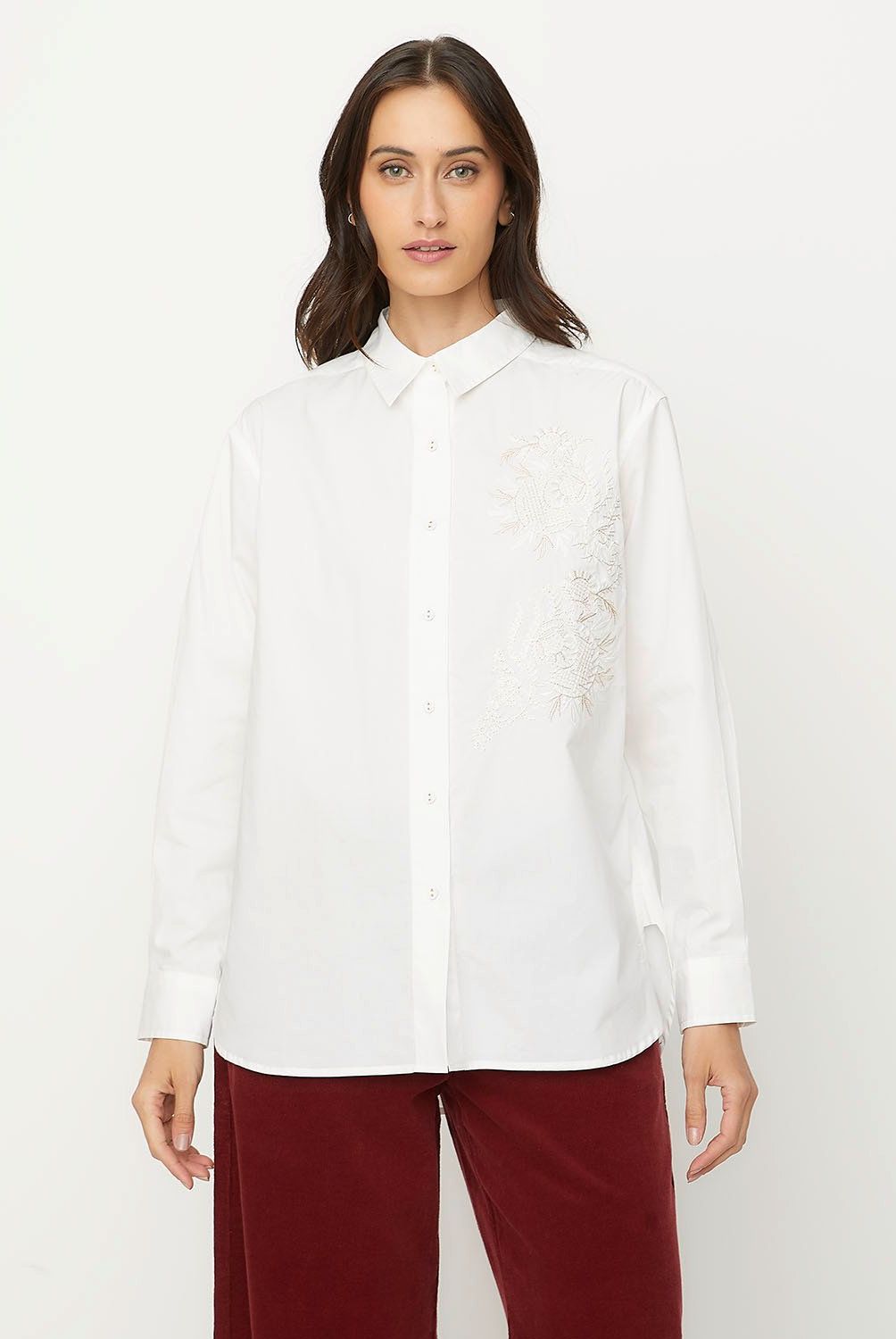 APOLOGY - Blusa Manga Larga Algodón Mujer Apology