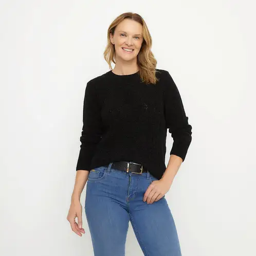 NEWPORT - Sweater Chenille Mujer