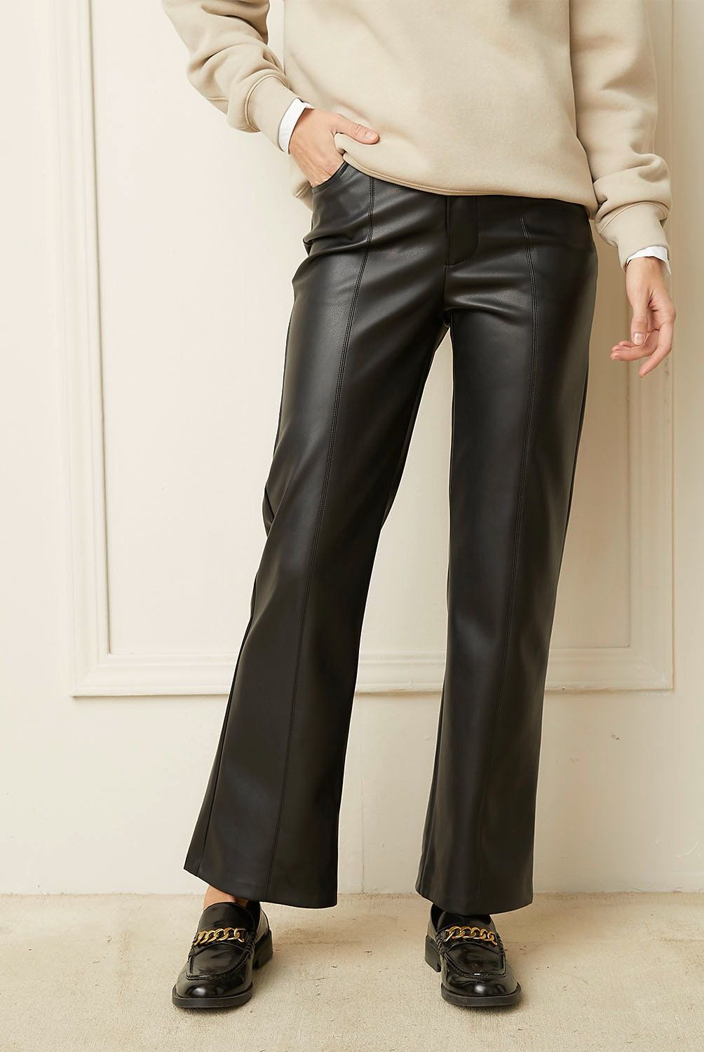 BASEMENT - Pantalón Wide Leg Mujer Basement