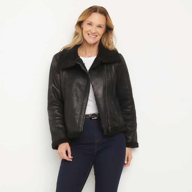 NEWPORT - Chaqueta Aviadora Mujer Newport