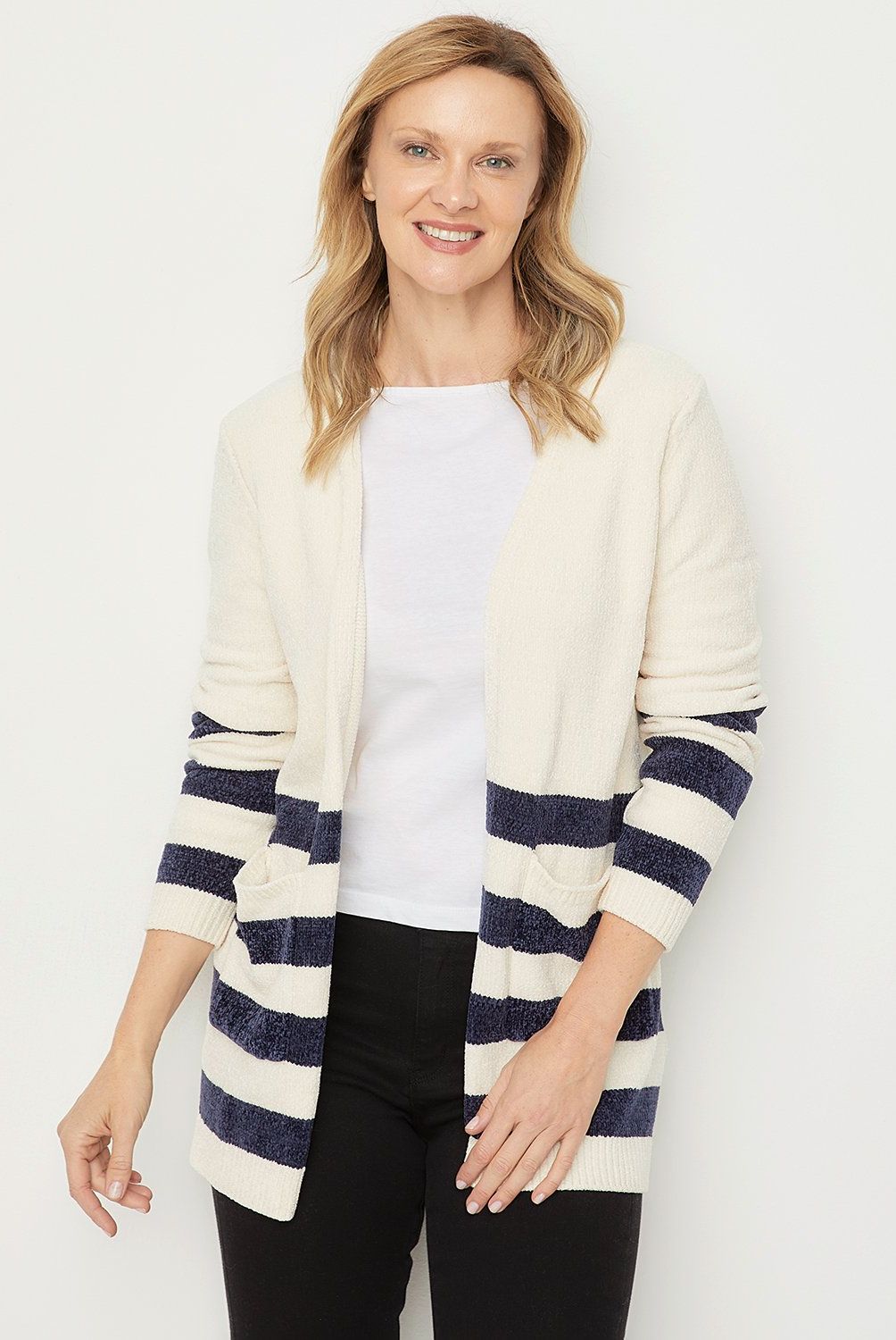 NEWPORT - Chaleco Chenille Mujer Newport