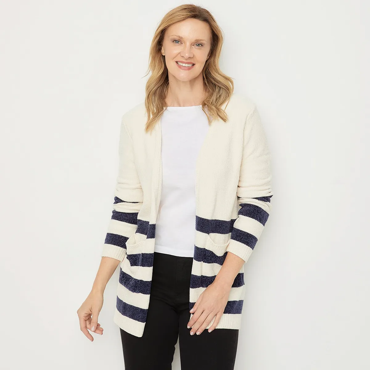 NEWPORT - Chaleco Chenille Mujer Newport