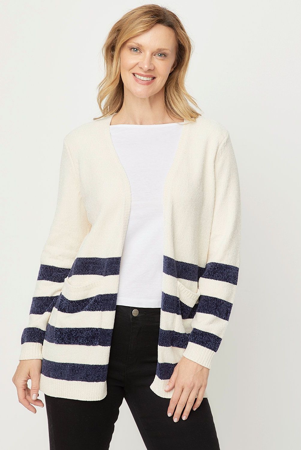 NEWPORT - Chaleco Chenille Mujer Newport