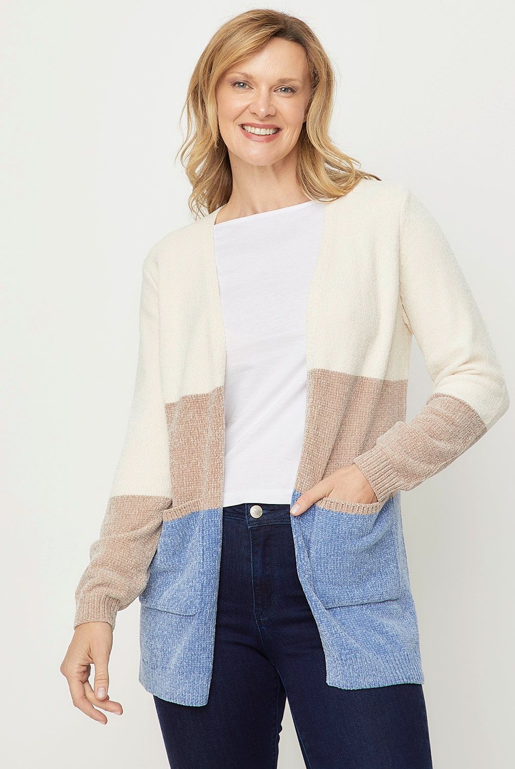 NEWPORT - Chaleco Chenille Mujer Newport
