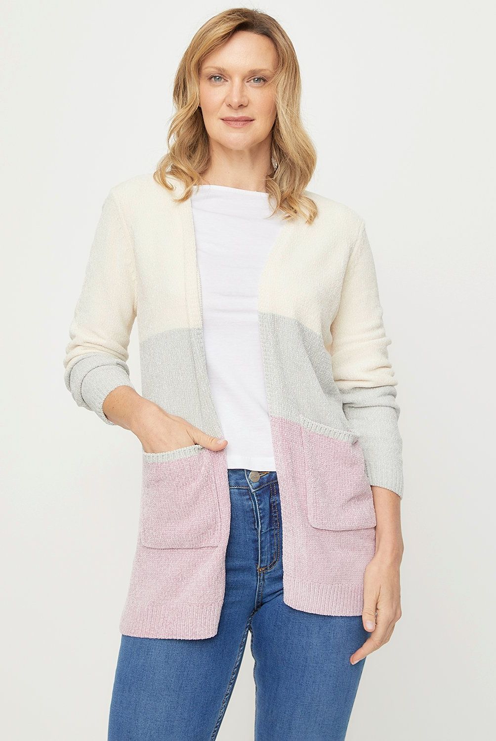 NEWPORT - Chaleco Chenille Mujer Newport