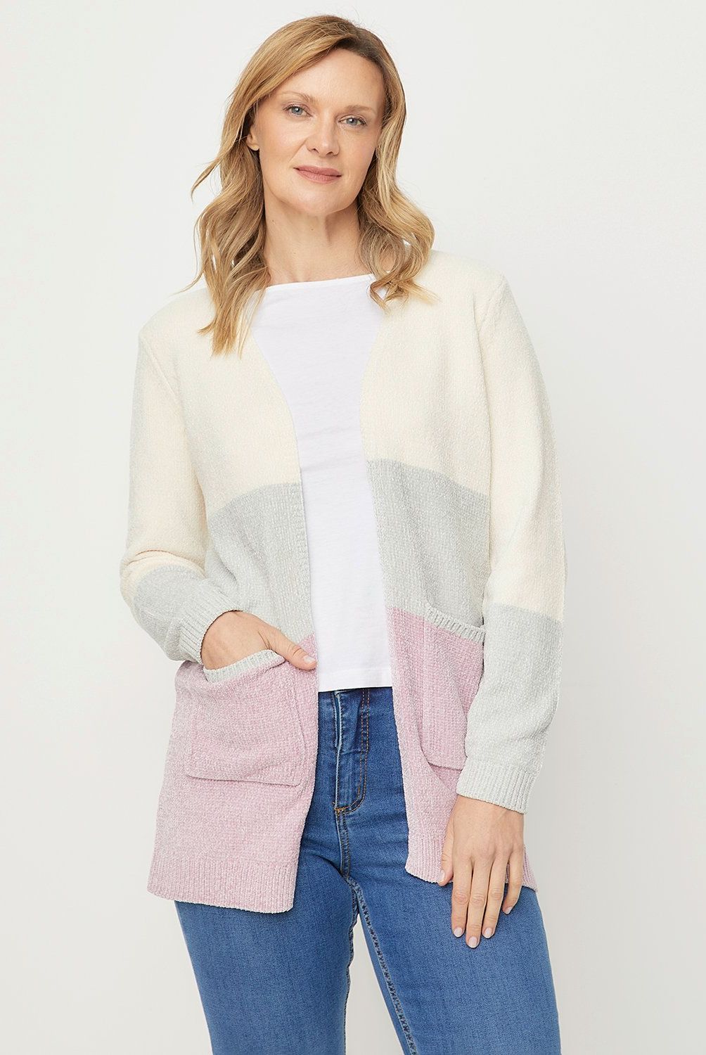 NEWPORT - Chaleco Chenille Mujer Newport