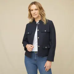 S COCCI - Chaqueta S.Cocci Diseño Liso Mujer Manga Larga