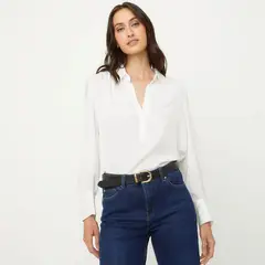 APOLOGY - Blusa Manga Larga Algodón Mujer