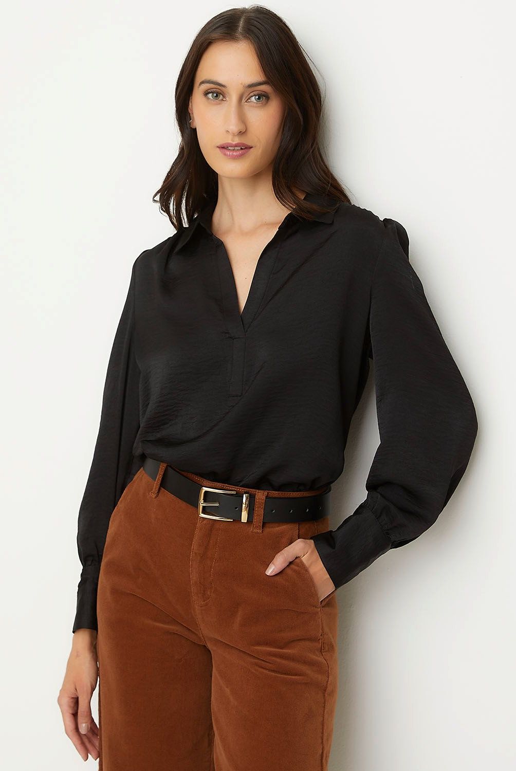 APOLOGY - Blusa Manga Larga Algodón Mujer Apology