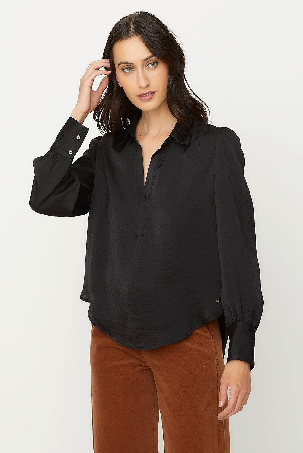 APOLOGY - Blusa Manga Larga Algodón Mujer Apology