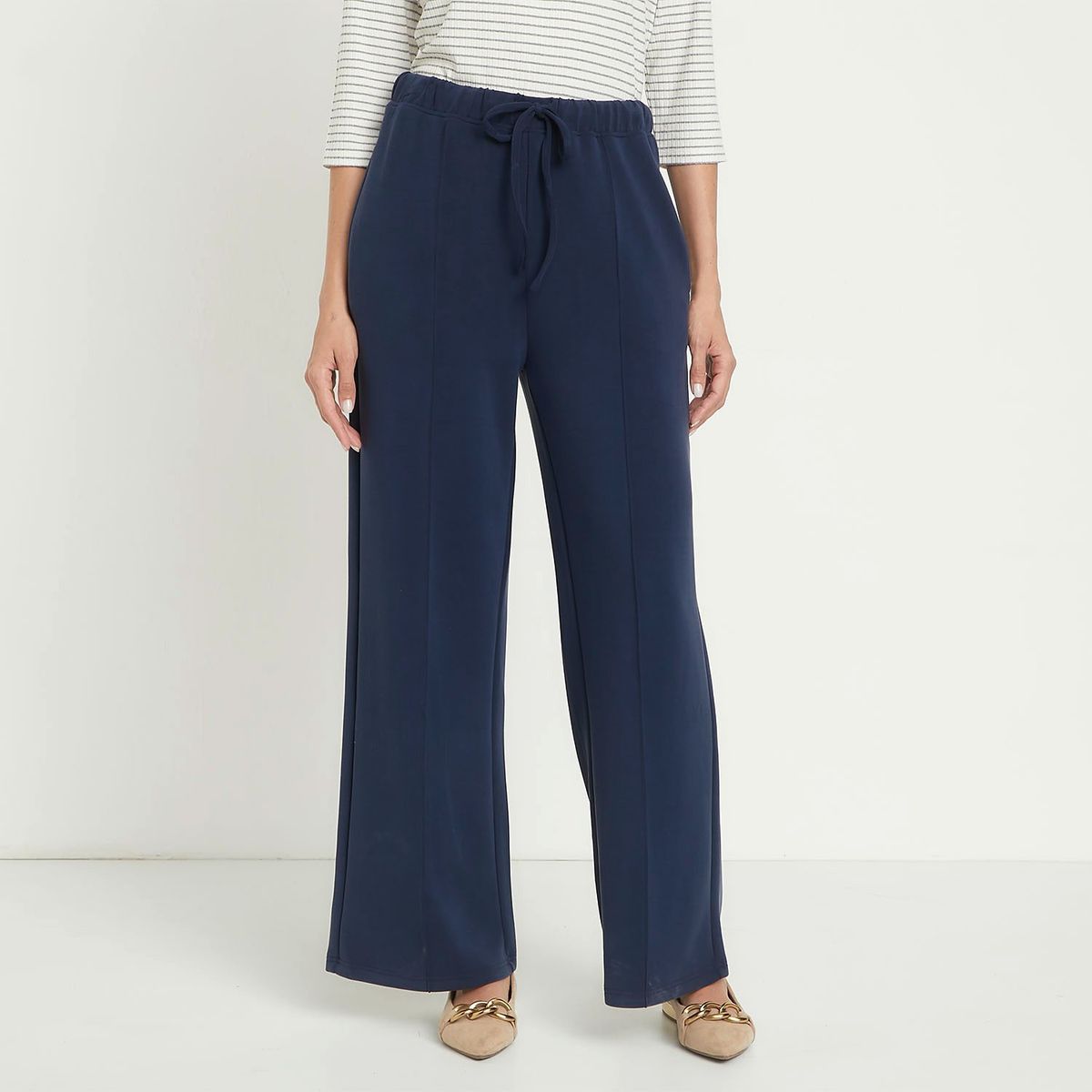 APOLOGY - Pantalón Flare Tiro Alto Mujer Apology