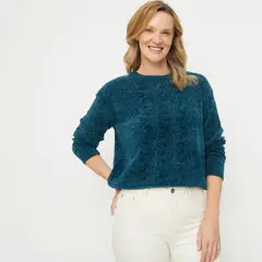 NEWPORT - Sweater Chenille Mujer