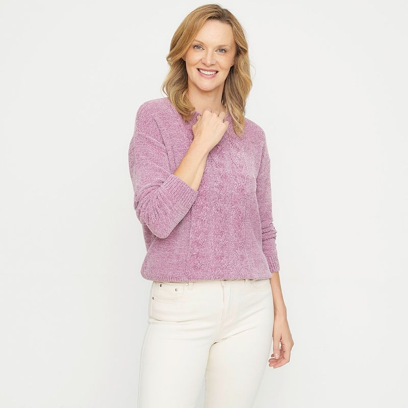 NEWPORT - Sweater Chenille Mujer Newport