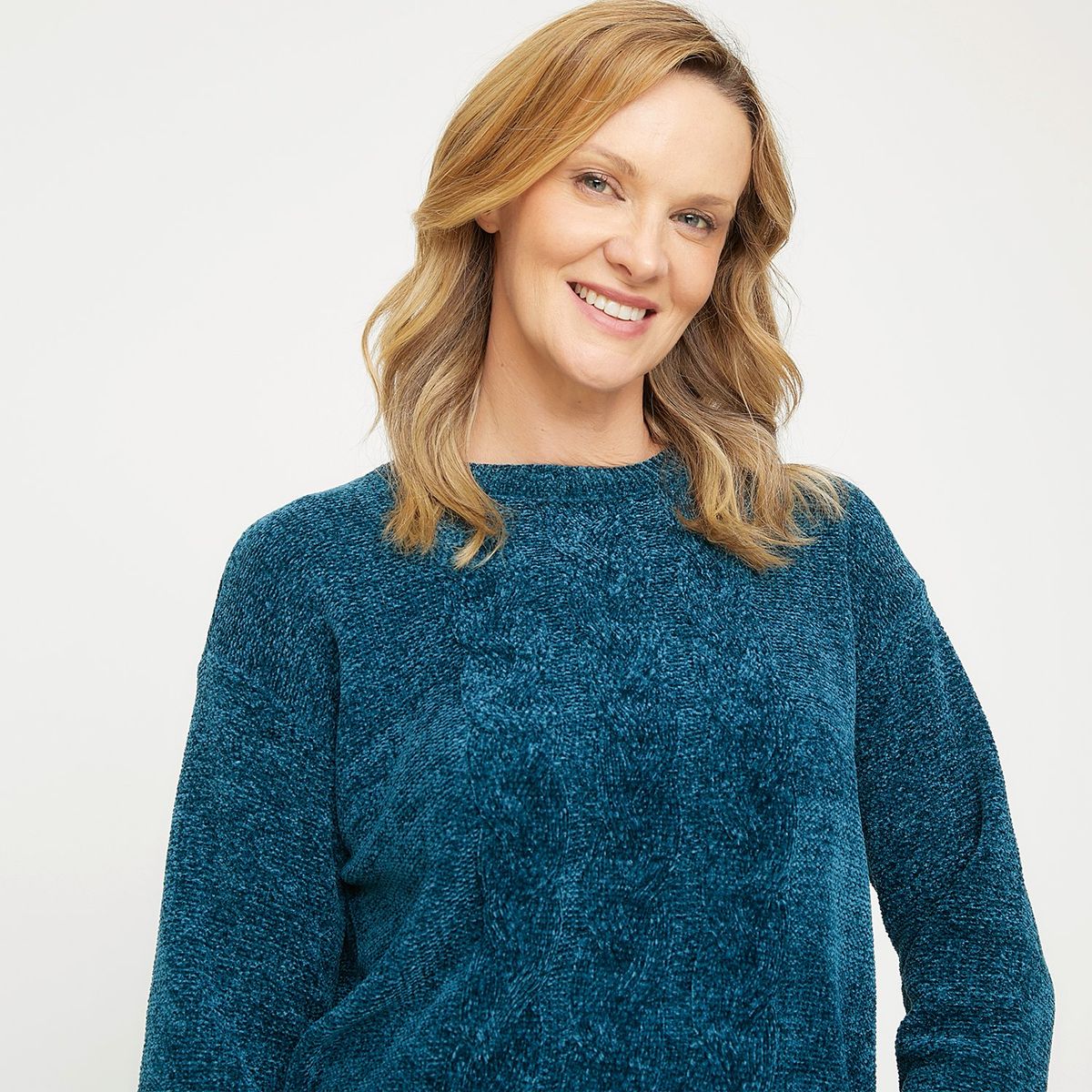 NEWPORT - Sweater Chenille Mujer Newport