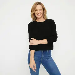 NEWPORT - Sweater Chenille Mujer