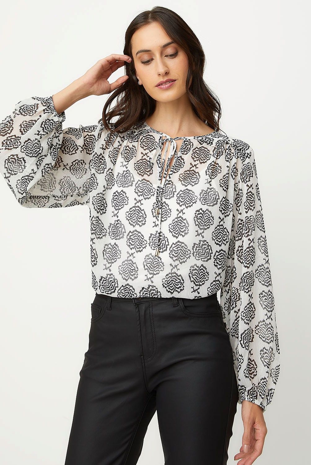 APOLOGY - Blusa Manga Larga Algodón Mujer Apology