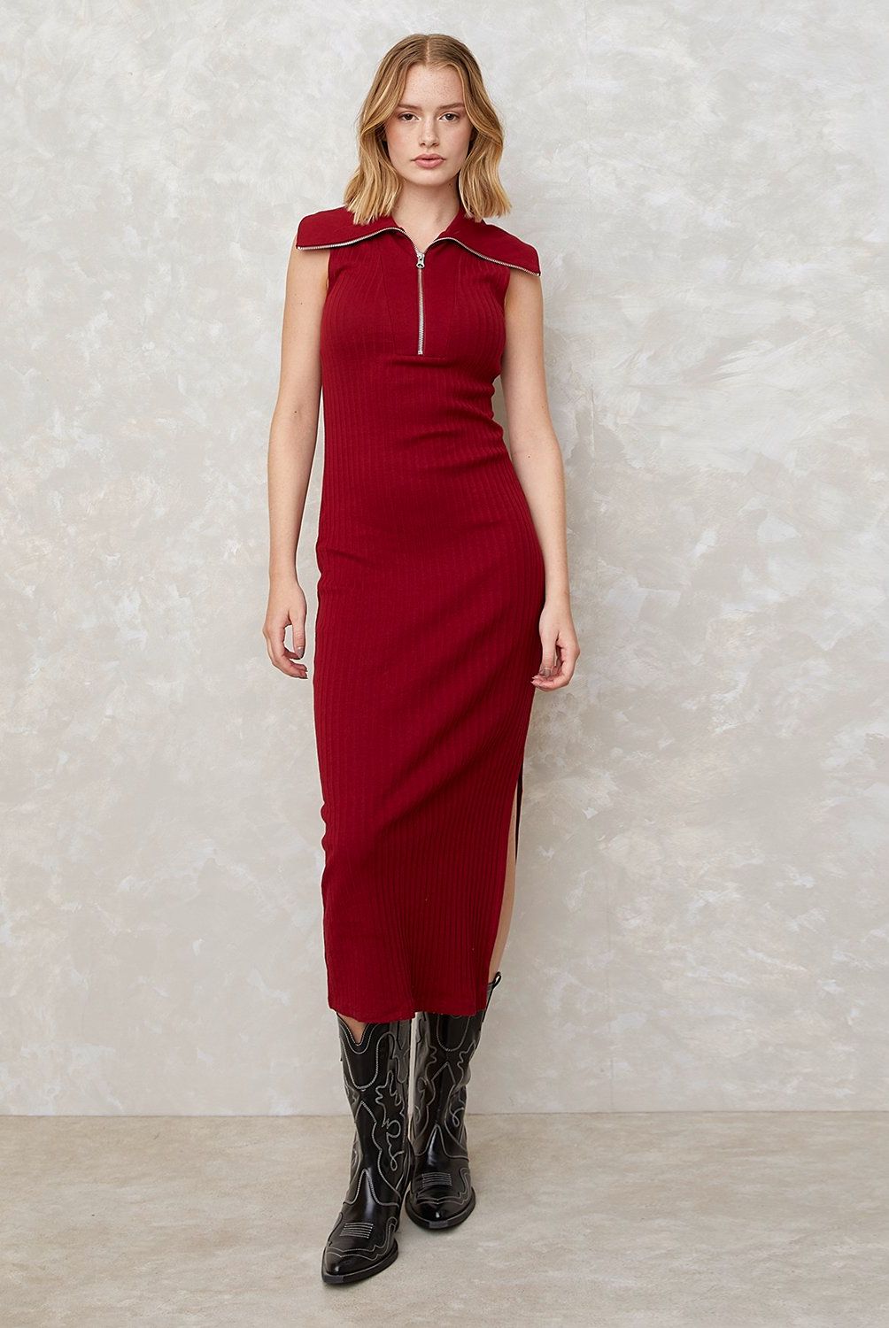 SYBILLA - Vestido Largo Sybilla Casual Maxi Algodón Mujer