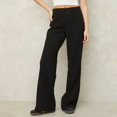 SYBILLA - Pantalón Flare Tiro Medio Mujer